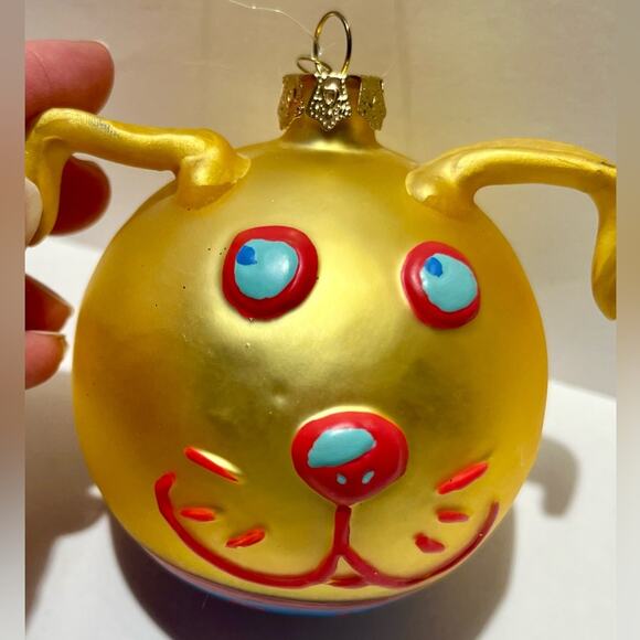 Department 56 vintage blown glass dog ornaments NWOT - Picture 5 of 12